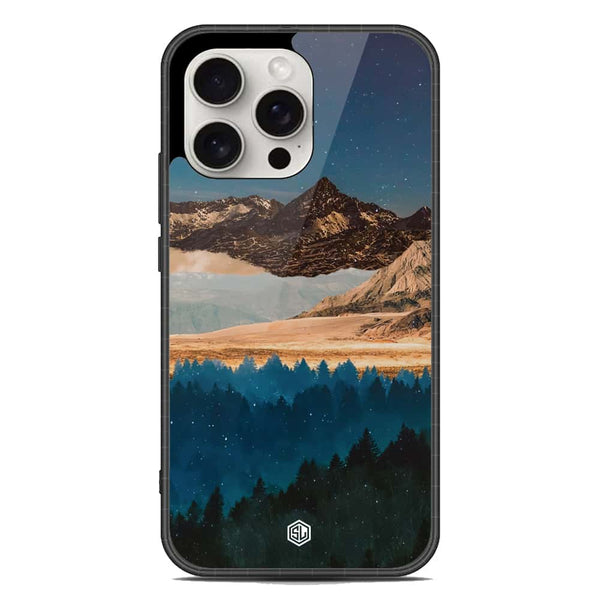 Mountains Wanderlust Series Soft Phone Case - Metal Case - Design 1 - iPhone 16 Pro Max