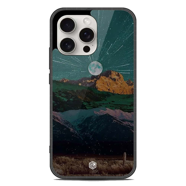 Mountains Wanderlust Series Soft Phone Case - Metal Case - Design 3 - iPhone 16 Pro Max