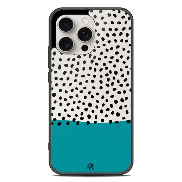 Polka Dots Series Soft Phone Case - Metal Case - Design 2 - iPhone 16 Pro Max