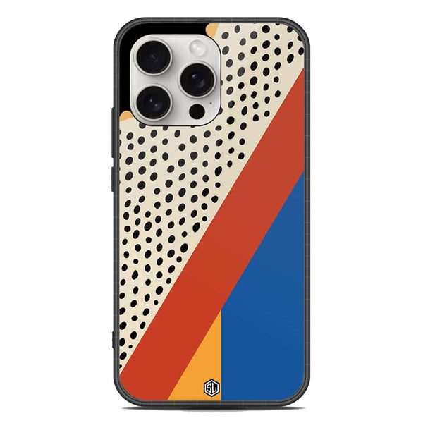 Polka Dots Series Soft Phone Case - Metal Case - Design 4 - iPhone 16 Pro Max