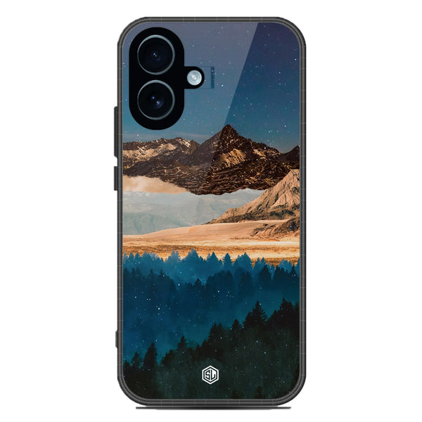 Mountains Wanderlust Series Soft Phone Case - Glass Case - Design 1 - iPhone 17