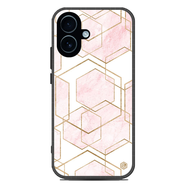 Stylish Marble Series Soft Phone Case - Glass Case - Design 3 - iPhone 17