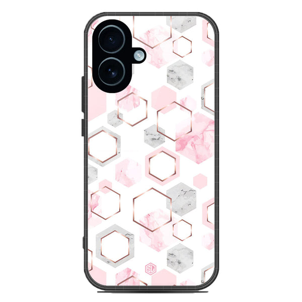 Stylish Marble Series Soft Phone Case - Glass Case - Design 4 - iPhone 17