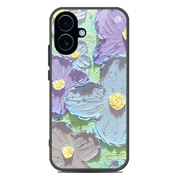 Floral Series Soft Phone Case - Glass Case - Design 1 - iPhone 17
