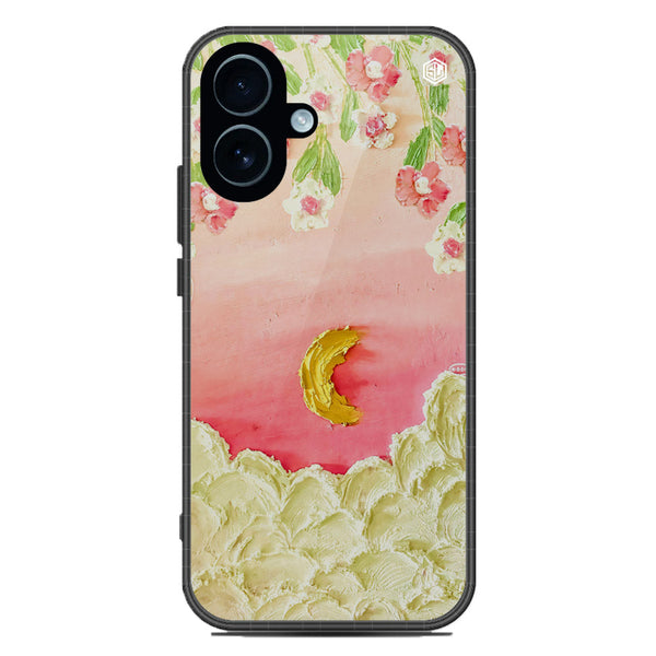 Floral Series Soft Phone Case - Glass Case - Design 7 - iPhone 17