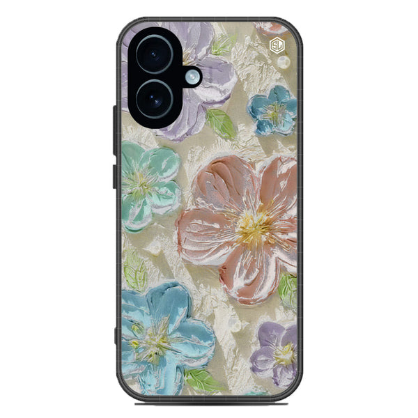 Floral Series Soft Phone Case - Glass Case - Design 14 - iPhone 17