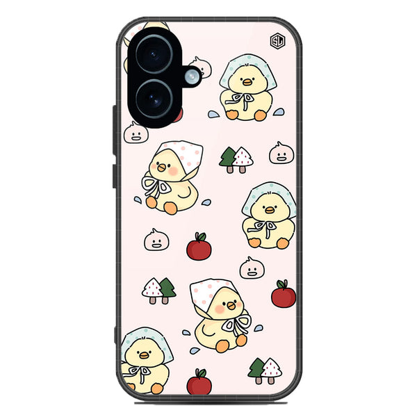 Cute Chic Series Soft Phone Case - Glass Case - Design 2 - iPhone 17