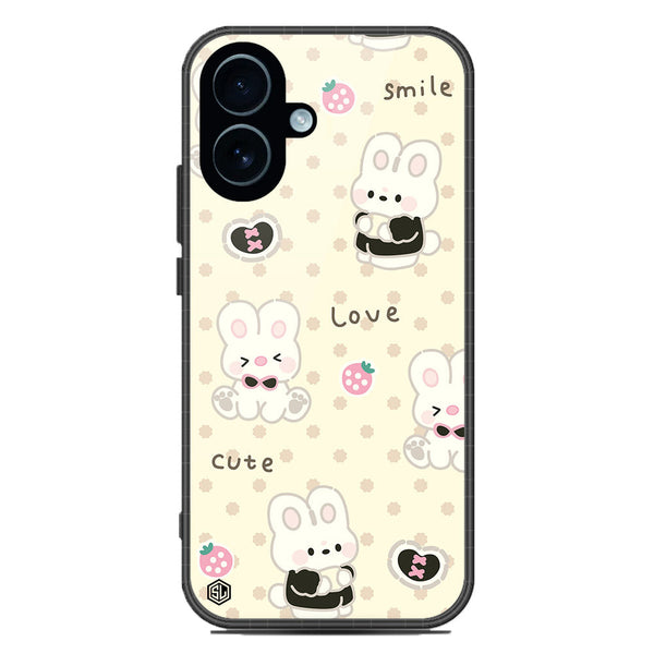 Cute Chic Series Soft Phone Case - Glass Case - Design 4 - iPhone 17