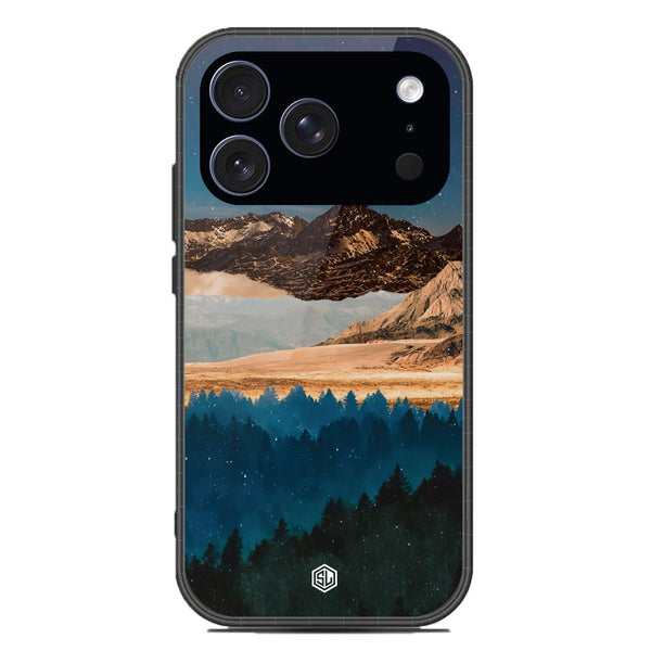 Mountains Wanderlust Series Soft Phone Case - Glass Case - Design 1 - iPhone 17 Pro
