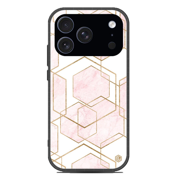Stylish Marble Series Soft Phone Case - Glass Case - Design 3 - iPhone 17 Pro