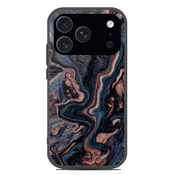 Marble Series Soft Phone Case - Glass Case - Design 4 - iPhone 17 Pro