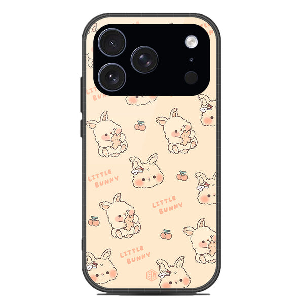 Cute Korean Design Series Soft Phone Case - Glass Case - Design 2 - iPhone 17 Pro
