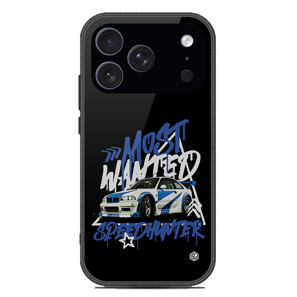 Most Wanted Speedhunter Series Soft Phone Case - Glass Case - Design 1 - iPhone 17 Pro