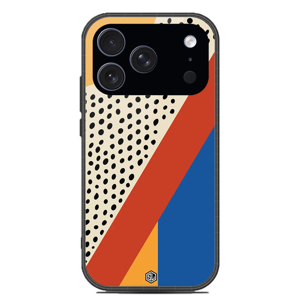 Polka Dots Series Soft Phone Case - Glass Case - Design 4 - iPhone 17 Pro