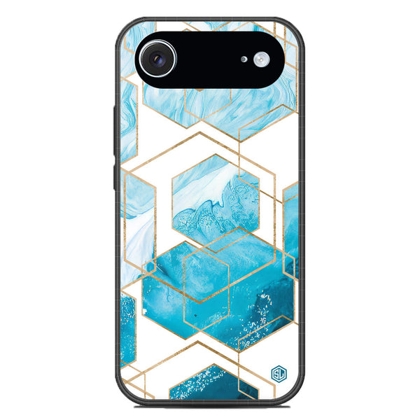 Stylish Marble Series Soft Phone Case - Glass Case - Design 1 - iPhone 17 Air