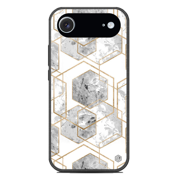 Stylish Marble Series Soft Phone Case - Glass Case - Design 2 - iPhone 17 Air