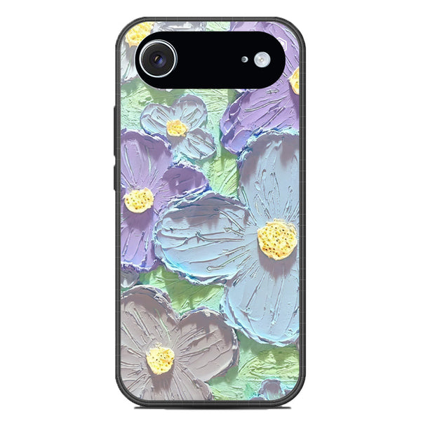 Floral Series Soft Phone Case - Glass Case - Design 1 - iPhone 17 Air