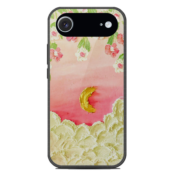 Floral Series Soft Phone Case - Glass Case - Design 7 - iPhone 17 Air