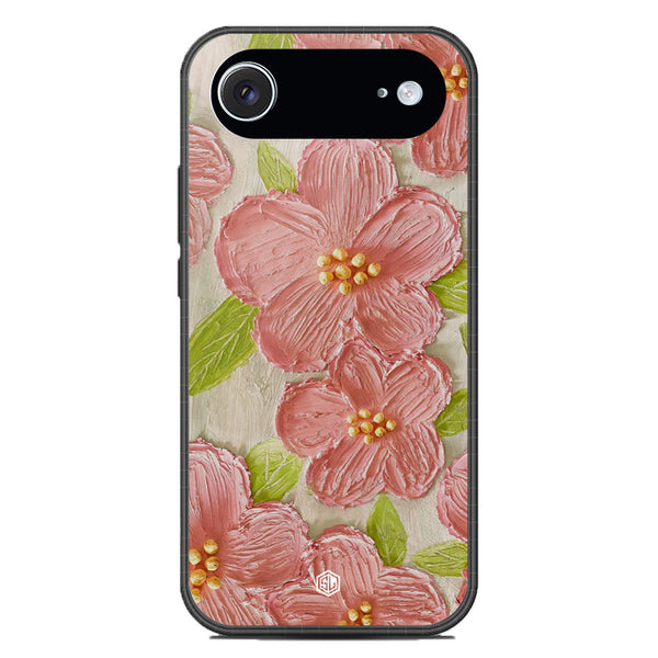 Floral Series Soft Phone Case - Glass Case - Design 9 - iPhone 17 Air