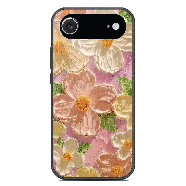 Floral Series Soft Phone Case - Glass Case - Design 11 - iPhone 17 Air
