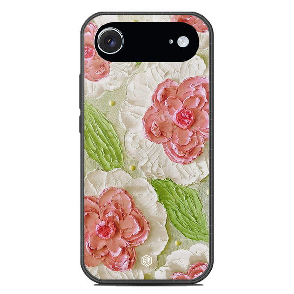 Floral Series Soft Phone Case - Glass Case - Design 13 - iPhone 17 Air