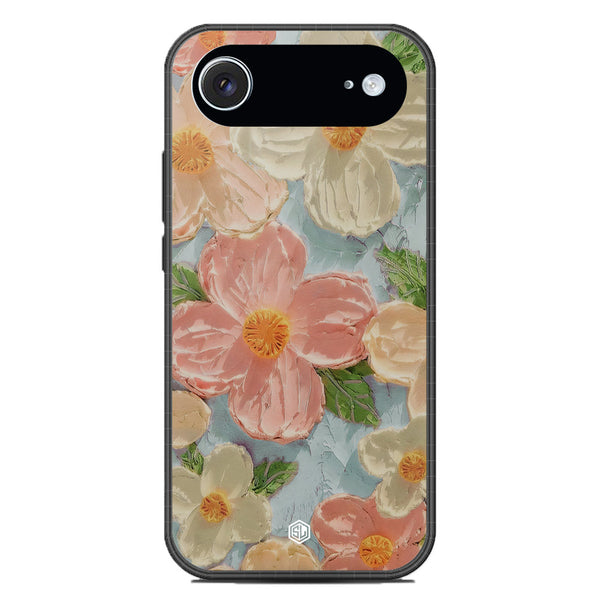 Floral Series Soft Phone Case - Glass Case - Design 16 - iPhone 17 Air