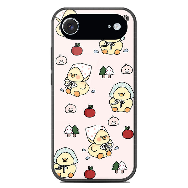 Cute Chic Series Soft Phone Case - Glass Case - Design 2 - iPhone 17 Air