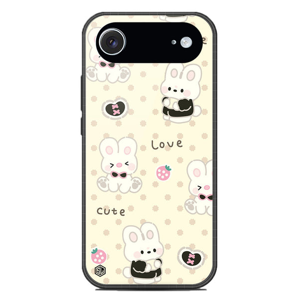 Cute Chic Series Soft Phone Case - Glass Case - Design 4 - iPhone 17 Air