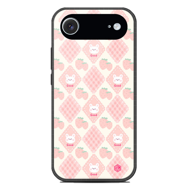 Cute Korean Design Series Soft Phone Case - Glass Case - Design 3 - iPhone 17 Air