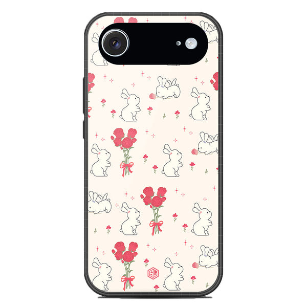 Cute Korean Design Series Soft Phone Case - Glass Case - Design 6 - iPhone 17 Air