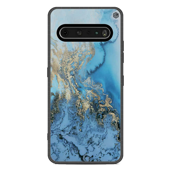 Marble Series Soft Phone Case - Metal Case - Design 2 - LG V60 ThinQ 5G