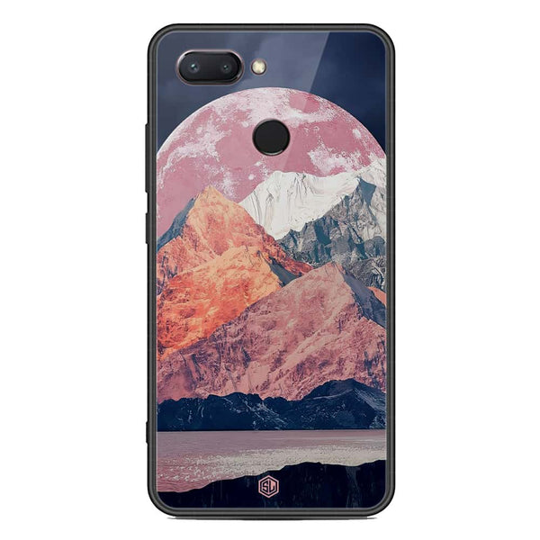 Mountains Wanderlust Series Soft Phone Case - Metal Glass Case - Design 5 - Xiaomi Mi 8 Lite