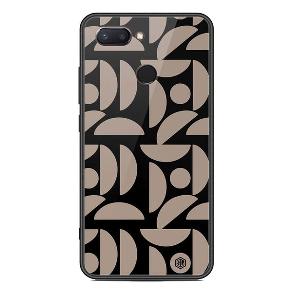 Trending Designs Series Soft Phone Case - Metal Glass Case - Design 2 - Xiaomi Mi 8 Lite