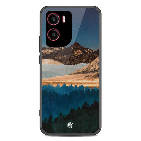 Mountains Wanderlust Series Soft Phone Case - Metal Case - Design 1 - Motorola Moto G05