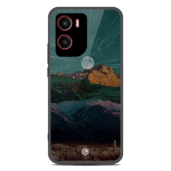 Mountains Wanderlust Series Soft Phone Case - Metal Case - Design 3 - Motorola Moto G05