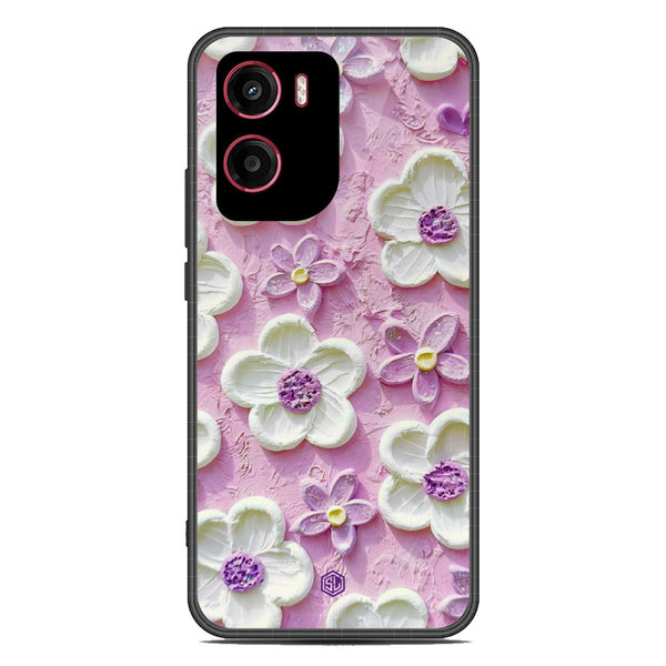 Floral Series Soft Phone Case - Metal Case - Design 4 - Motorola Moto G05