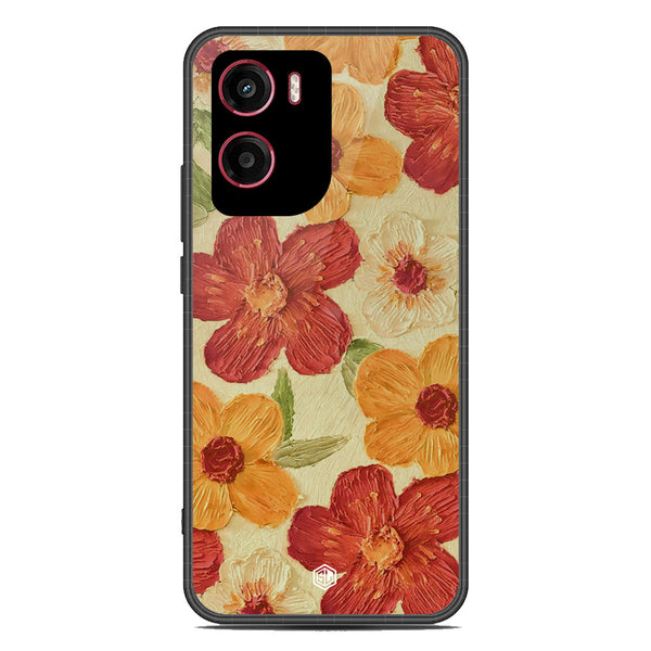 Floral Series Soft Phone Case - Metal Case - Design 6 - Motorola Moto G05