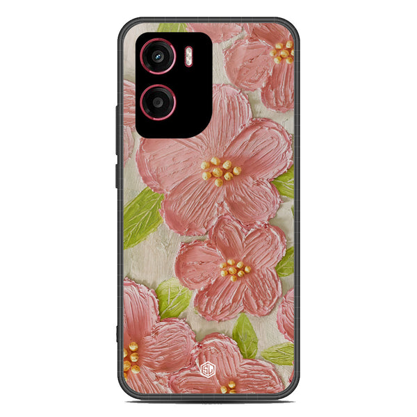 Floral Series Soft Phone Case - Metal Case - Design 9 - Motorola Moto G05