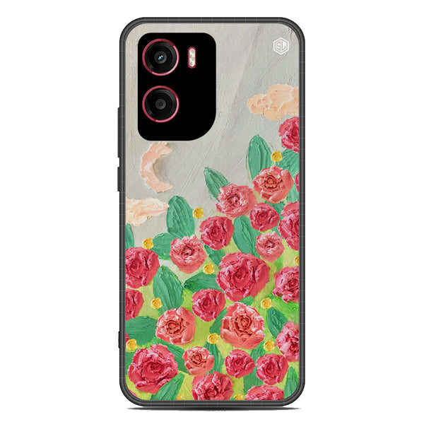 Floral Series Soft Phone Case - Metal Case - Design 10 - Motorola Moto G05