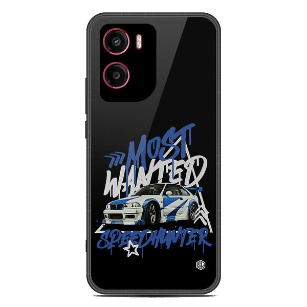 Most Wanted Speedhunter Series Soft Phone Case - Metal Case - Design 1 - Motorola Moto G05