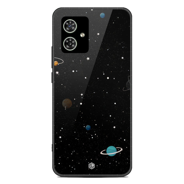 Space Series Soft Phone Case - Premium Glass Case - Design 3 - Motorola Moto G54
