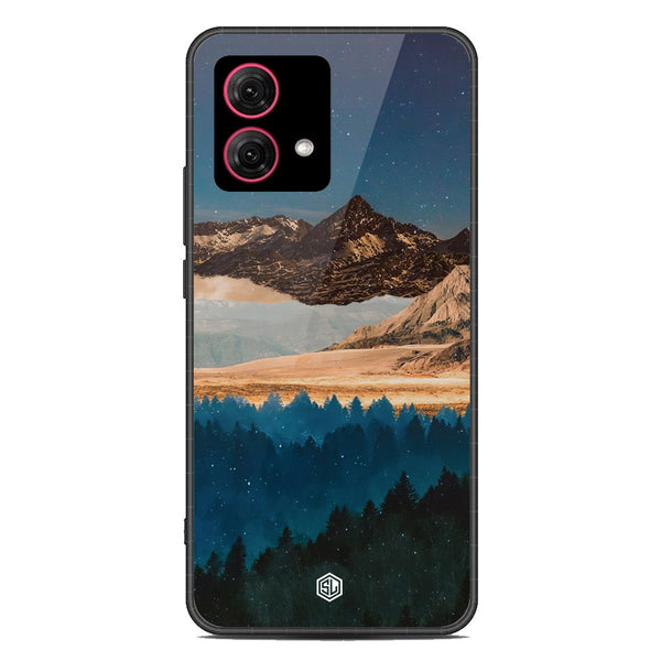 Mountains Wanderlust Series Soft Phone Case - Metal Case - Design 1 - Motorola Moto G84