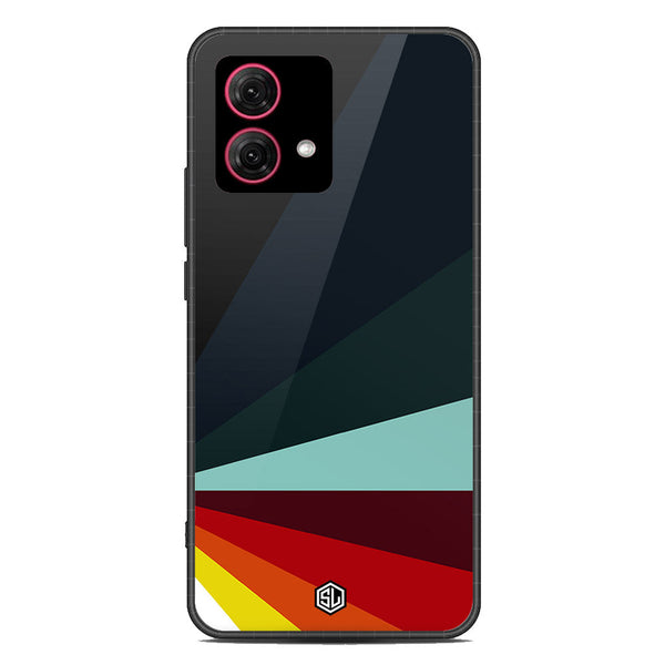 Retro Stripes Series Soft Phone Case - Metal Case - Design 1 - Motorola Moto G84