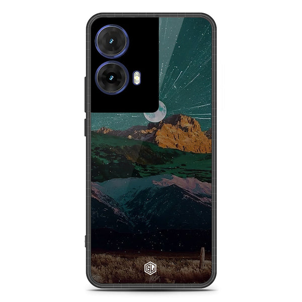 Mountains Wanderlust Series Soft Phone Case - Metal Case - Design 3 - Motorola Moto G85