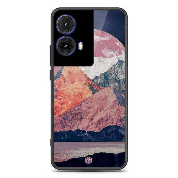 Mountains Wanderlust Series Soft Phone Case - Metal Case - Design 5 - Motorola Moto G85