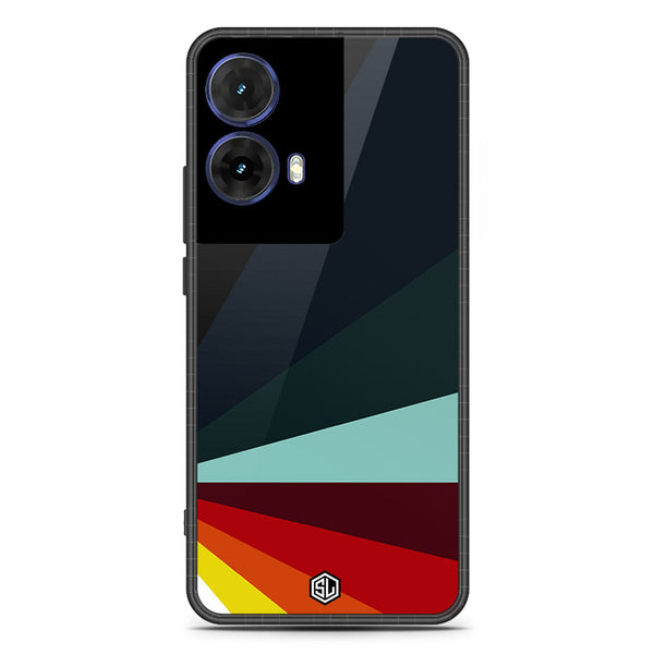 Retro Stripes Series Soft Phone Case - Metal Case - Design 1 - Motorola Moto G85