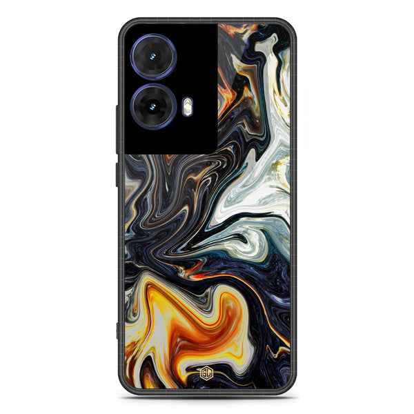 Marble Series Soft Phone Case - Metal Case - Design 1 - Motorola Moto G85