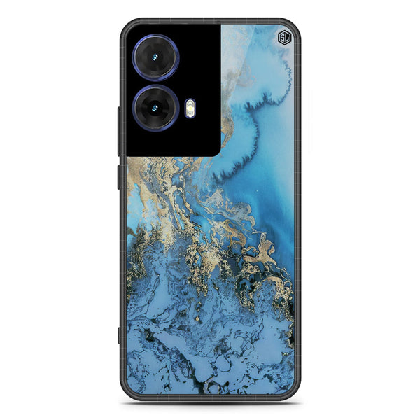 Marble Series Soft Phone Case - Metal Case - Design 2 - Motorola Moto G85