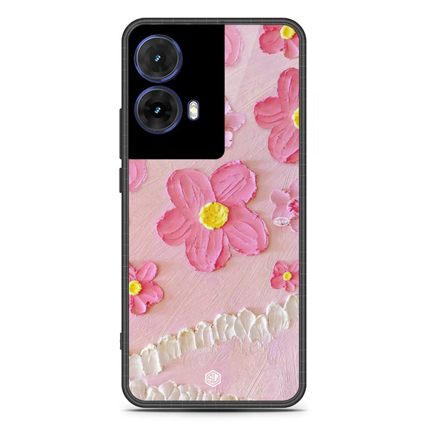 Floral Series Soft Phone Case - Metal Case - Design 2 - Motorola Moto G85