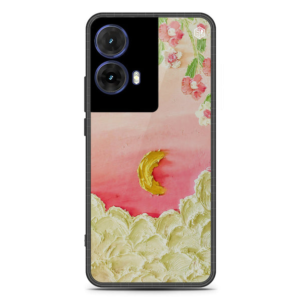 Floral Series Soft Phone Case - Metal Case - Design 7 - Motorola Moto G85